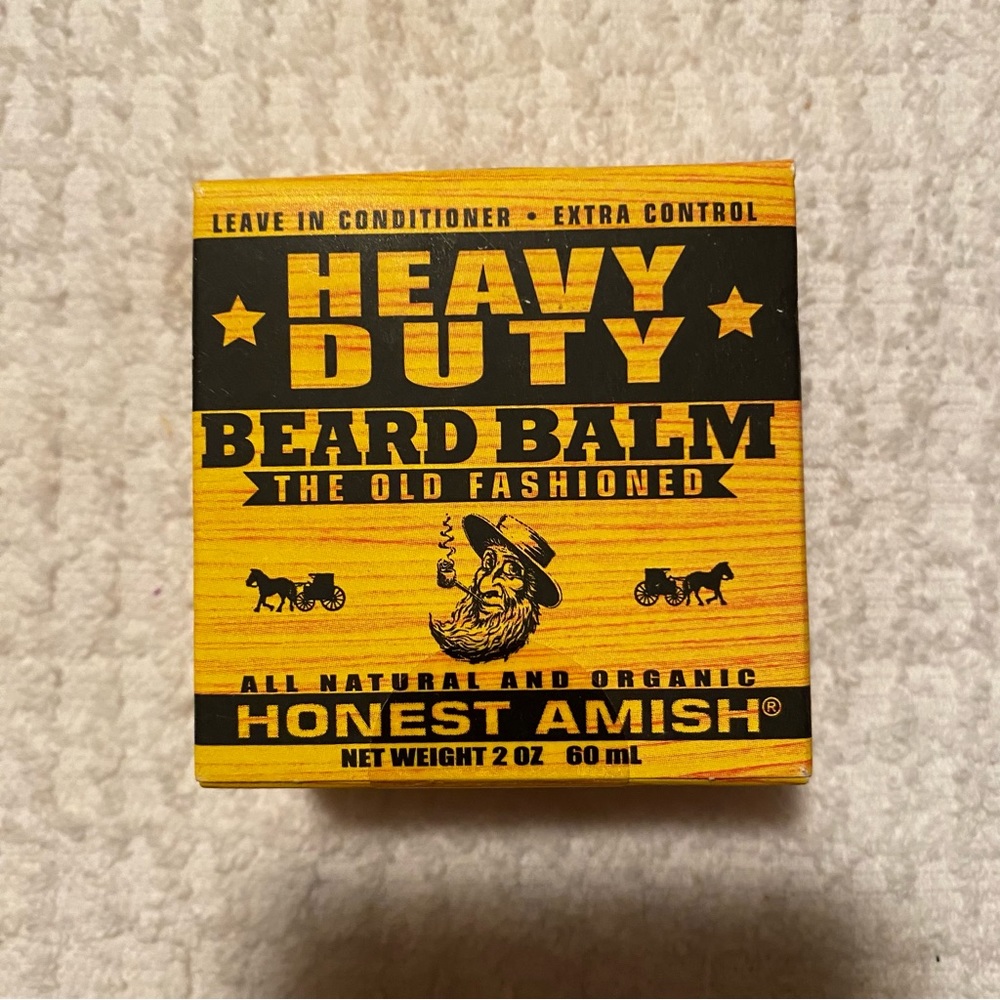 Honest Amish Heavy Duty Beard Balm The Old Fashioned 2 oz